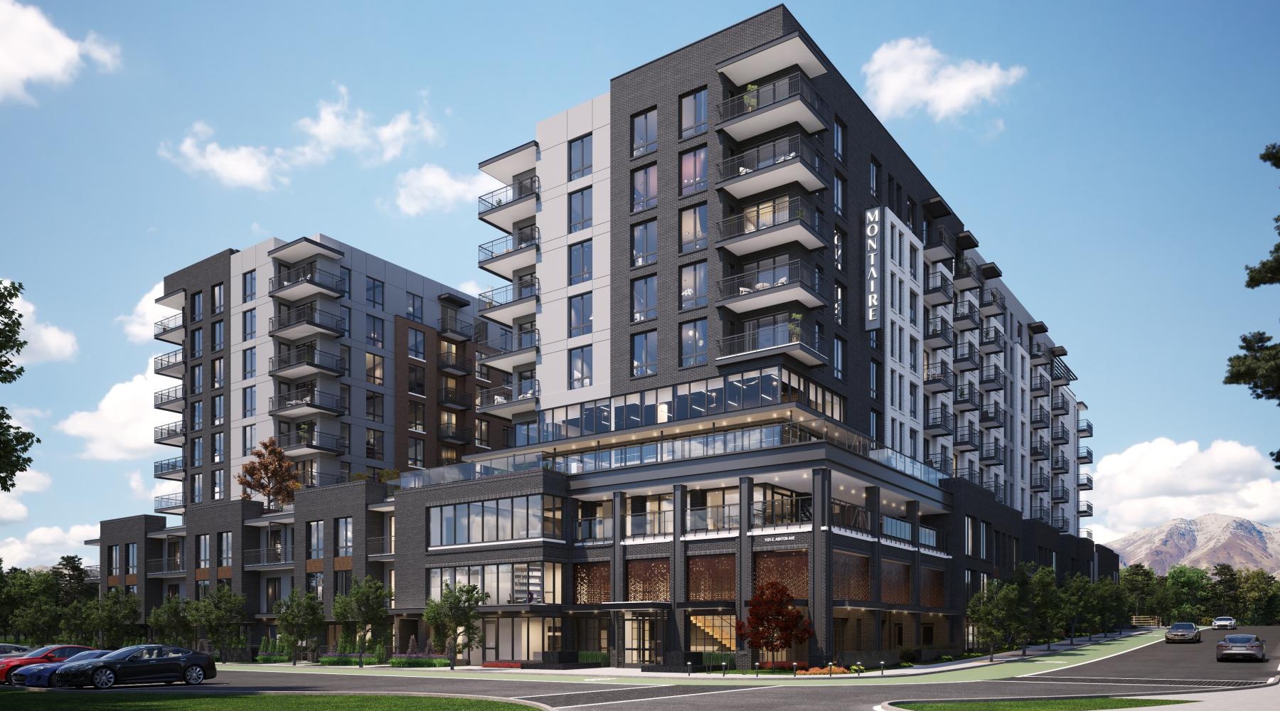 The essence of exceptional living exterior angle of the apartment complex